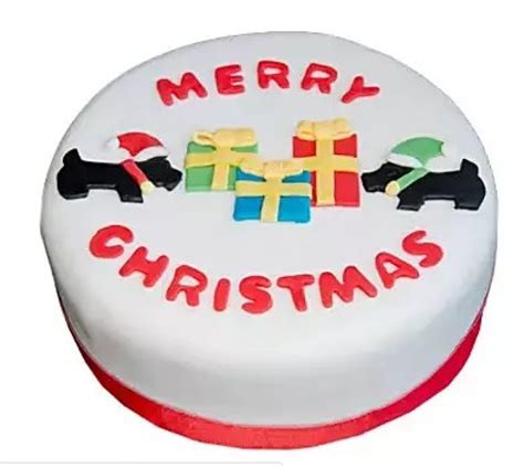 designer Christmas cake 6