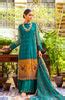 Al Zohaib Midori Teal Organza Pakistani Suit | Wedding Wear – YourLibaas
