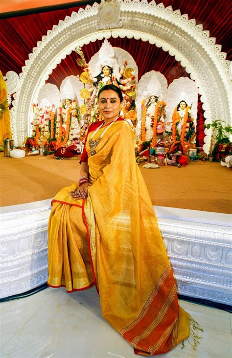 Rani Mukerji in stunning yellow saree flashes million-dollar smile in ...