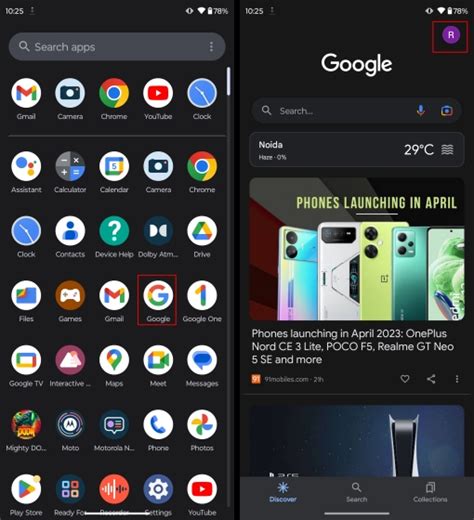 Image result for Android Mobile Google Screen Search Options