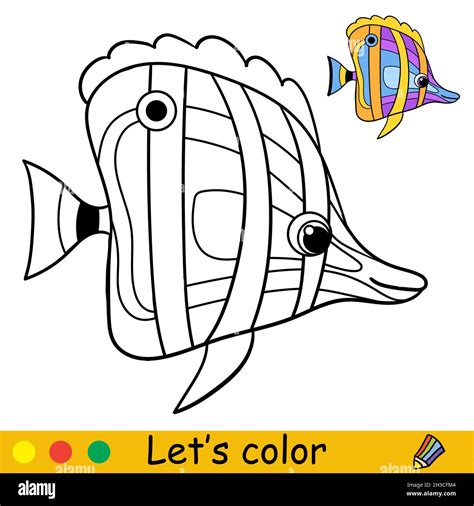 Rainbow Fish Coloring Page