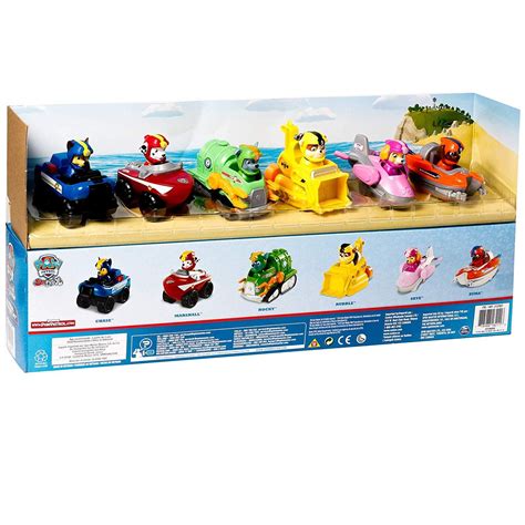 spin master paw patrol sea patrol 6-pack racer gift | Ubuy India