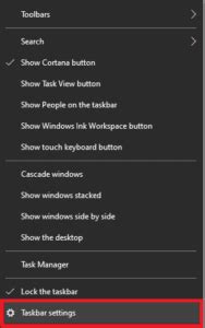 Image result for Move Windows Taskbar Back to Bottom