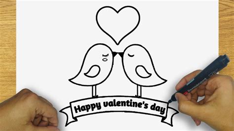 HOW TO DRAW A VALENTINE | STEP BY STEP | DRAWING VALENTINE DAY STUFF ...