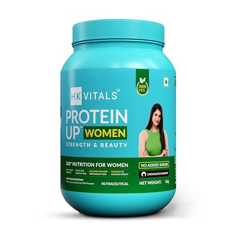 hk vitals ProteinUp Women (Chocolate, 1kg) | Vegetarian Protein with ...