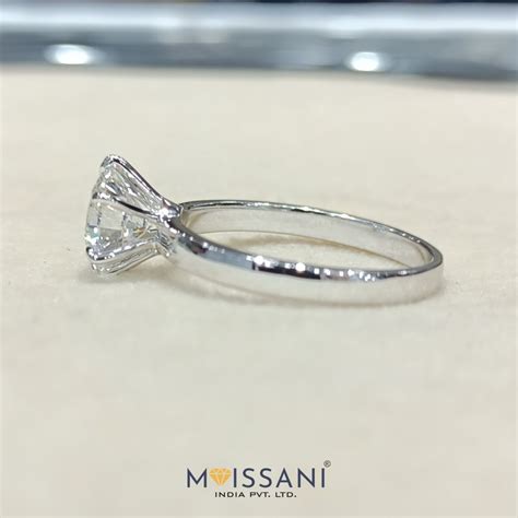 Lab Grown Diamond Solitaire Round Shape Ring- LG0065