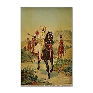 Mituja Raja Ravi Varma Canvas Unframed Unframed Paintings | Shivaji ...