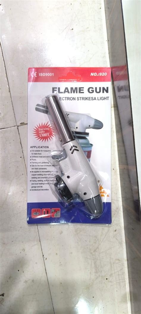 ICE HOT Professional Butane Flame Gun Torch, Metal, Kitchen Culinary ...