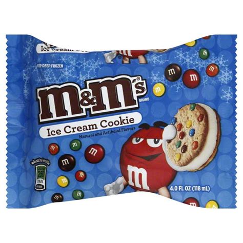 M&M's, Cookie Ice Cream Sandwich, 4 Oz - Walmart.com