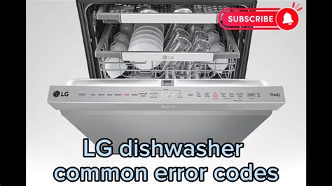 Image result for LG Dishwasher Error Code 1E