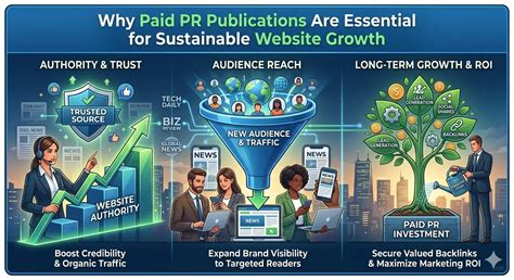 Sustainable Website Growth with Paid PR Publications Guide