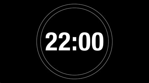 22 Minute Timer - 1320 Second Timer Countdown with progress ring (4K ...
