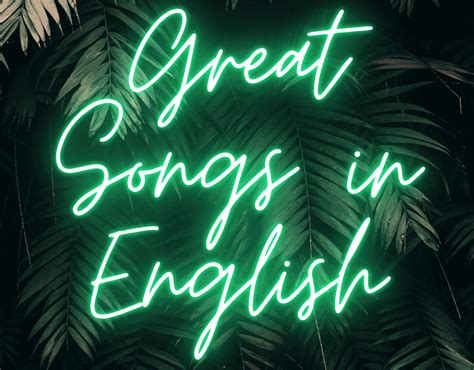 Best English Music Lyrics at Mitchell Dorgan blog