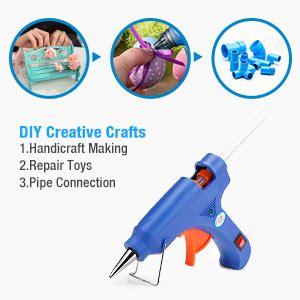 HaveAdeal 20W Yellow Glue Gun with 1+1 Transparent Glue Stick 7MM Each ...
