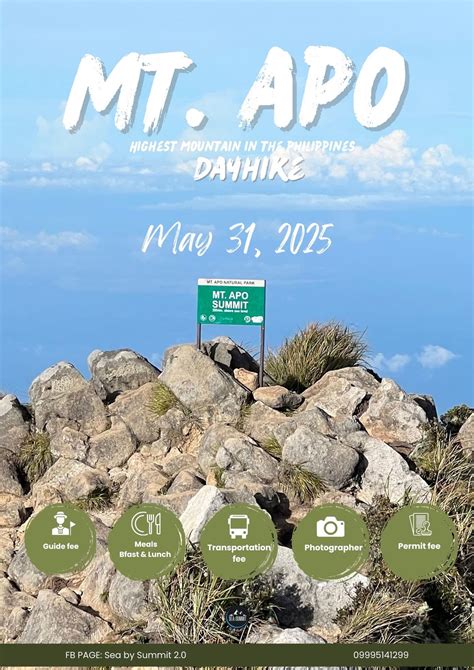 Mt. Apo Dayhike (Kapatagan Trail) May 31, 2025 , Bajada, Davao City ...