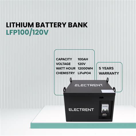 100AH Lithium Battery | Buy 120V LiFePO4 Lithium Battery Online at Best ...