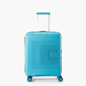 AMERICAN TOURISTER AEROSTEP Cabin Suitcase 8 Wheels - 20 inch Turq ...