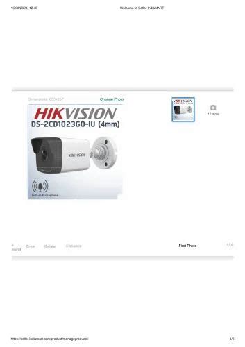Hikvision Bullet Camera - Hikvision Ds-2ce10kf0t-Pfs 3k Colorvu Trader ...