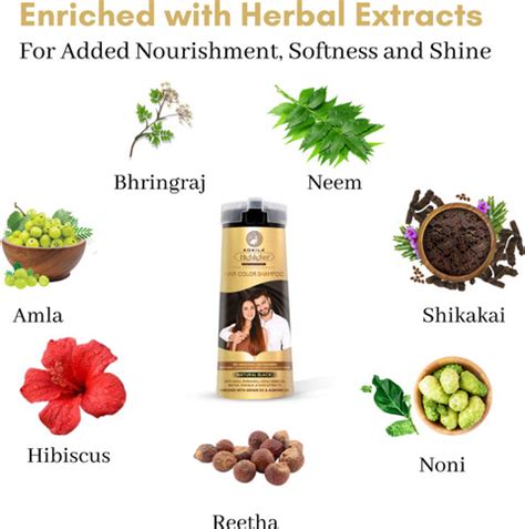 KOKILA Hair color shampoo 400Ml Natural Black for Men & Women, No ...