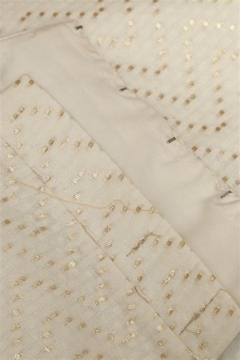 White Banarasi Cotton Blouse