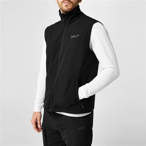 Gelert Men's Softshell Fleece Lined Sleeveless Gilet | Sports Direct