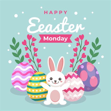 Happy Easter Monday illustration . eps 10 42892895 Vector Art at Vecteezy