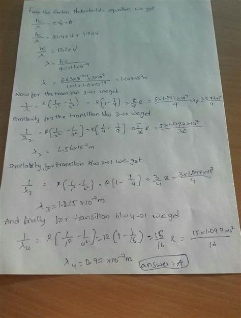 The stopping potential for the photo electrons emitted from a metal ...
