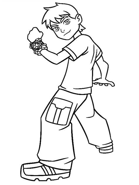 Ben 10 Printable Coloring Pages