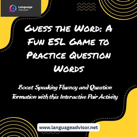 Guess the Word - Language Advisor