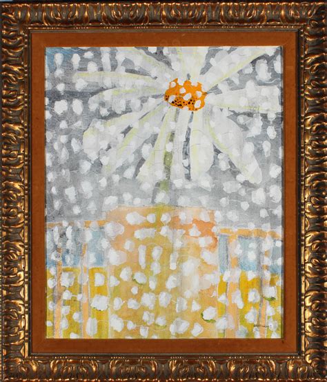 Carol Maddison - 2022 Oil, Spotted Daisy von Carol Maddison: (2022) Signed by Author(s) Kunst ...