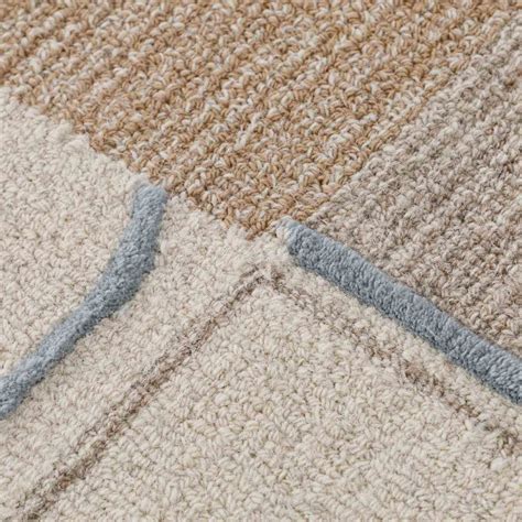 Wood Block Hand Tufted Woollen Rug – Obeetee Retail Pvt. Ltd.