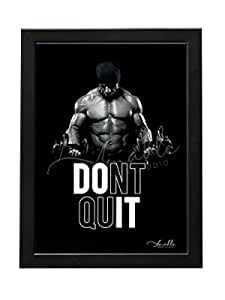 Amable Arts Framed Poster | Do it Don't Quit poster | GYM ...