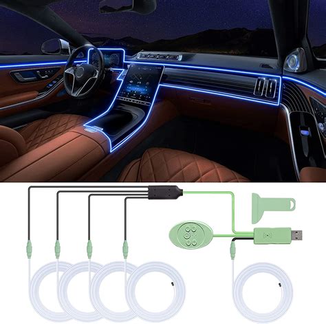 5 in 1 Car Led Strip Lights, Interior Car Light, Ambient Led Lighting ...