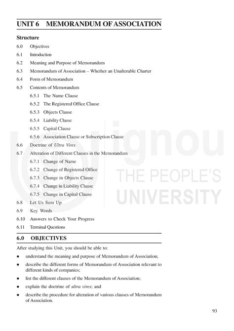 Unit-6 - this is the text book - Company Law - IGNOU - Studocu