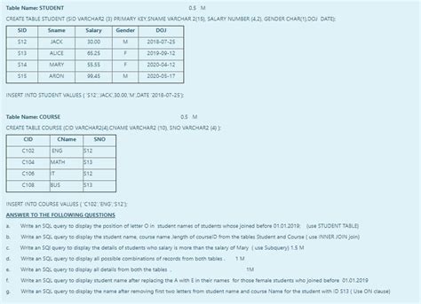 Image result for Create a Student Table Using SQL Queries