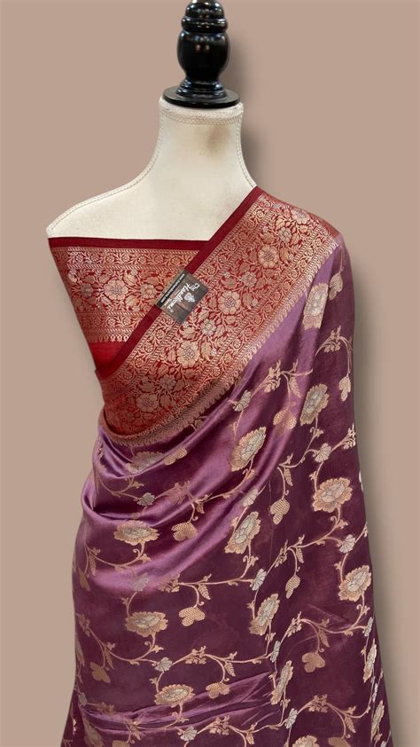 Pure Mango Silk Banarasi Handloom Saree — The Handlooms