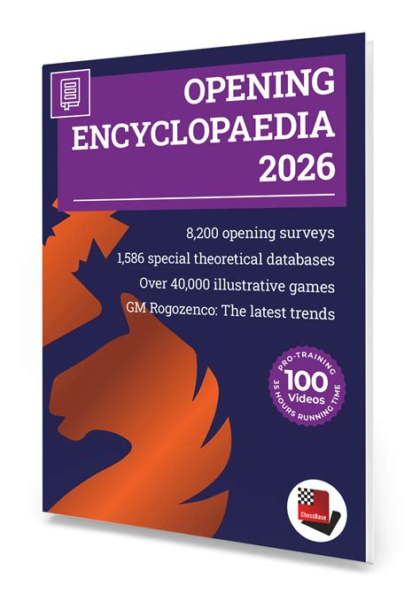 The new Opening Encyclopaedia 2026 - available now! - ChessBase India