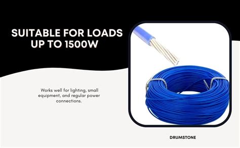 Drumstoneᴬˢᴰ 𝗦𝗽𝗲𝗰𝗶𝗮𝗹 𝟓 𝗬𝗲𝗮𝗿 𝗪𝗮𝗿𝗿𝗮𝗻𝘁𝘆 Aluminium Wire 6mm for Domestic ...