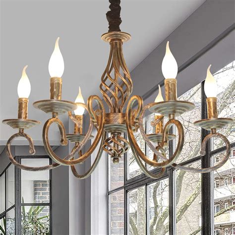 Buy Ganeed Rustic Chandeliers, Vintage French Country Chandelier ...