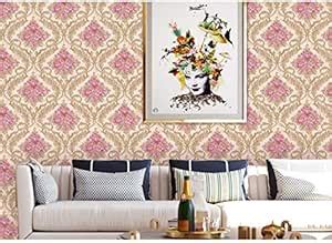 Buy JAAMSO ROYALS Vinyl Damask Design Self Adhesive Peel and Stck Wall ...