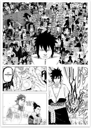 Naruto Anime Shinobi Manga Panel 10 Waterproof Non-tearable Wall ...