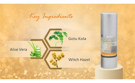 Gloviva Vitamin C Serum (30 ml) for Glowing Skin with Hyaluronic acid ...