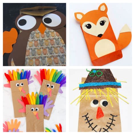 Image result for Paper Bag Fall Crafts