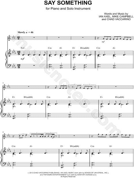 Image result for Say Something Piano Tutorial