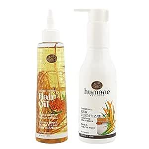 Buy Humane Wellness Ancient Therapy Hair Oil (200 ml) & Stronger Roots ...