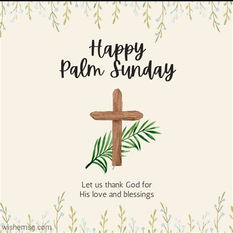 200+Happy Palm Sunday Greetings Wishes Message - Wishemsg.Com