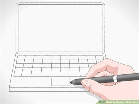 4 Ways to Draw a Computer - wikiHow