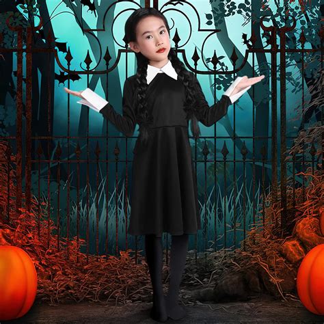 Buy Wigood Girl's Black Long Sleeve Casual Peter Pan Collar Fit and ...