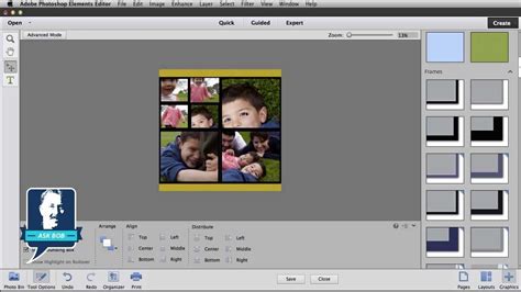 Create a Photo Collage in Photoshop Elements 11 - YouTube