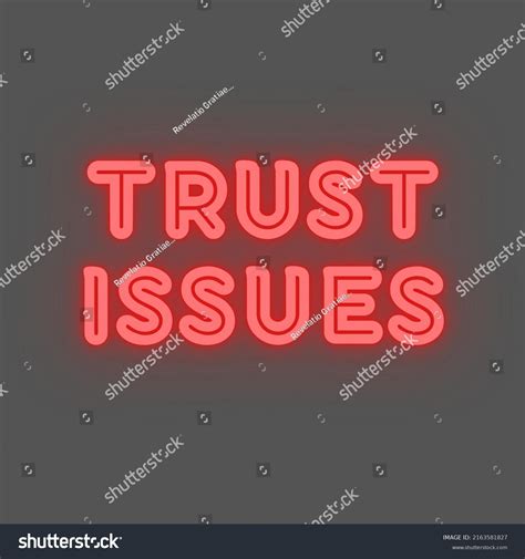 Trust Issues Message Concept Illustration Stock Illustration 2163581827 ...